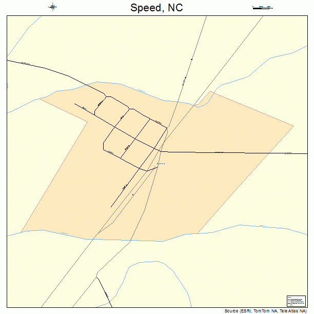 Speed, NC street map