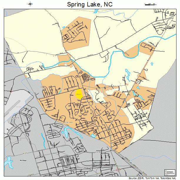 Spring Lake, NC street map