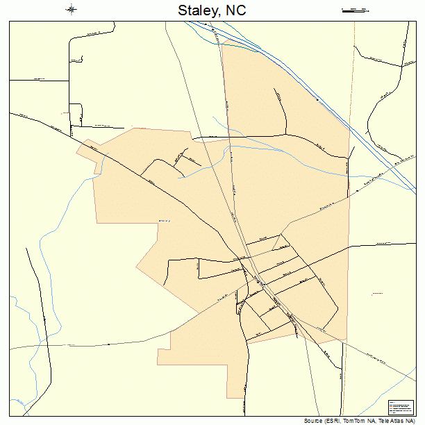 Staley, NC street map