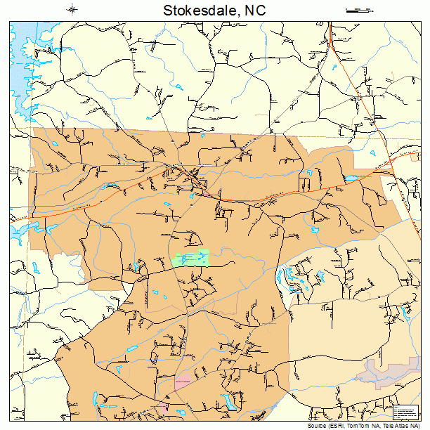 Stokesdale, NC street map