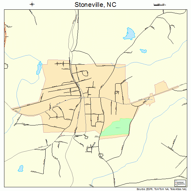 Stoneville, NC street map