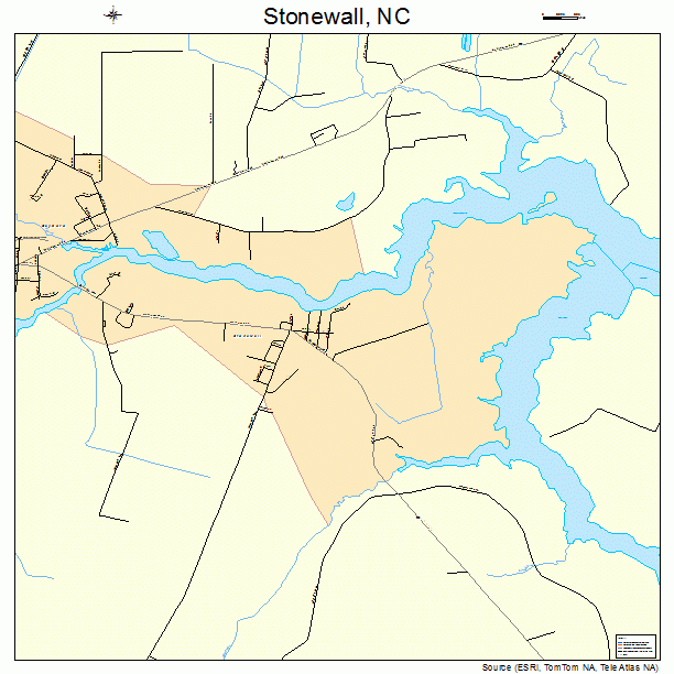 Stonewall, NC street map