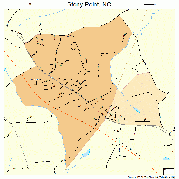 Stony Point, NC street map