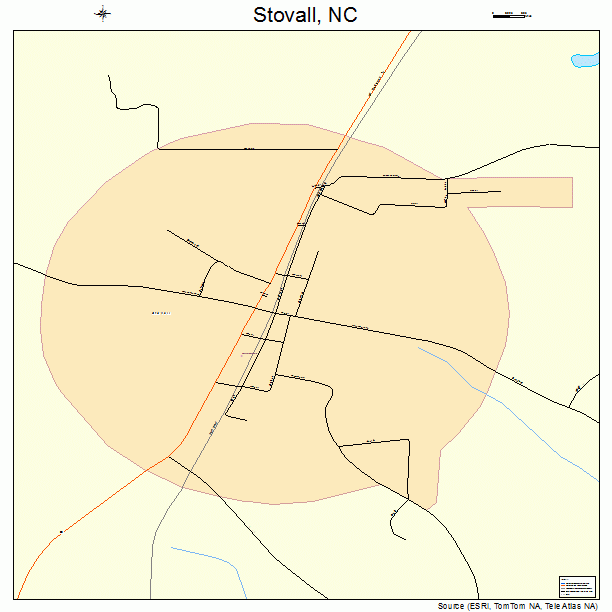 Stovall, NC street map