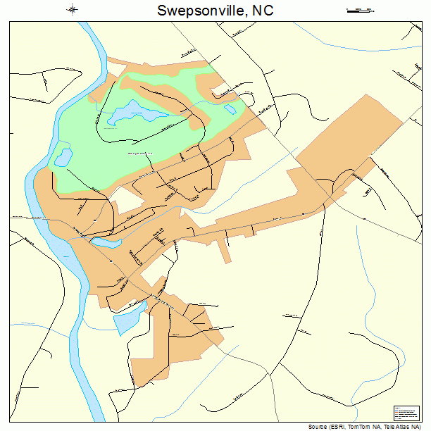 Swepsonville, NC street map