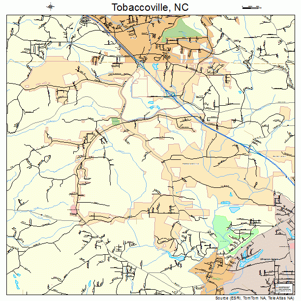 Tobaccoville, NC street map