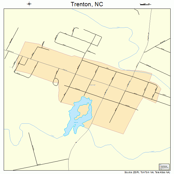 Trenton, NC street map