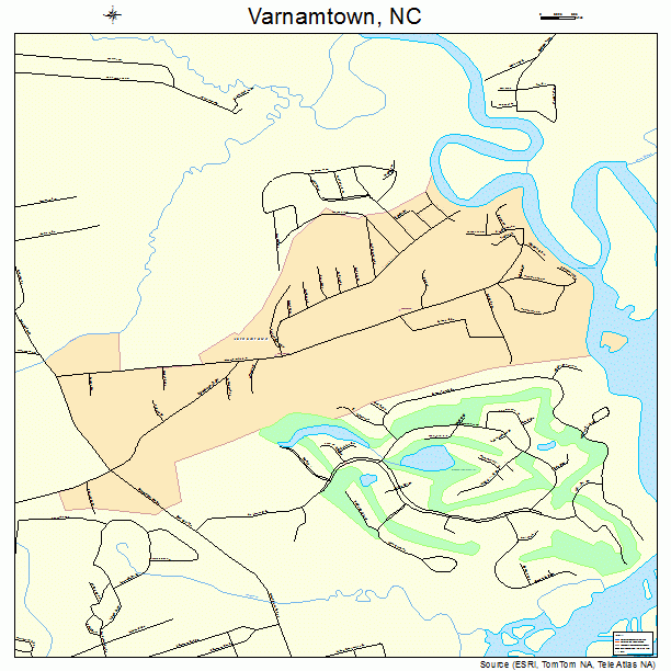 Varnamtown, NC street map