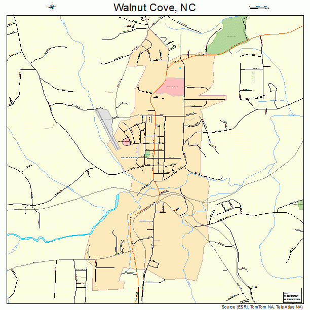 Walnut Cove, NC street map