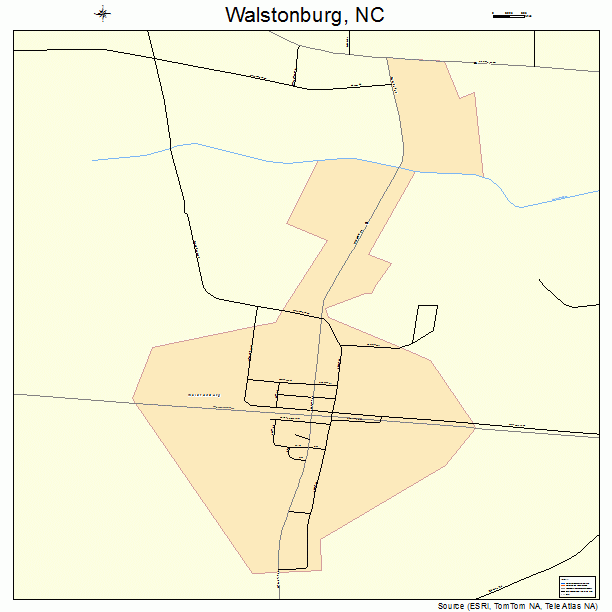 Walstonburg, NC street map