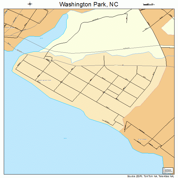 Washington Park, NC street map