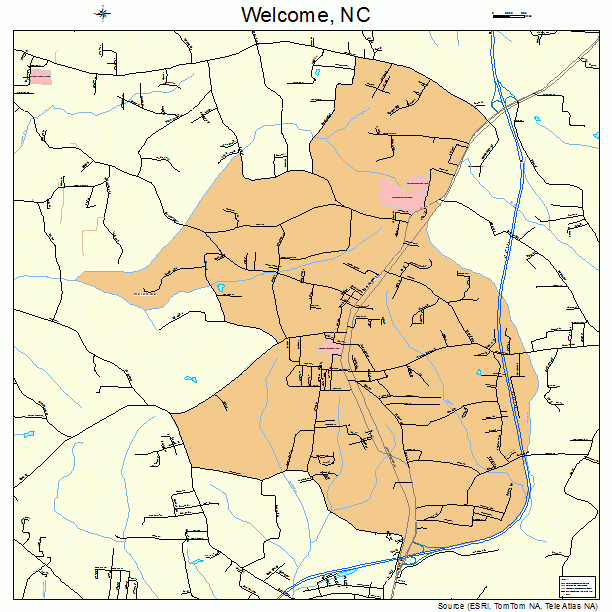 Welcome, NC street map