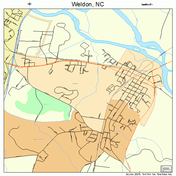 Weldon, NC street map