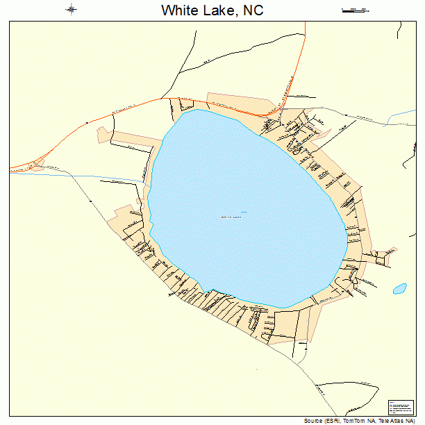 White Lake, NC street map
