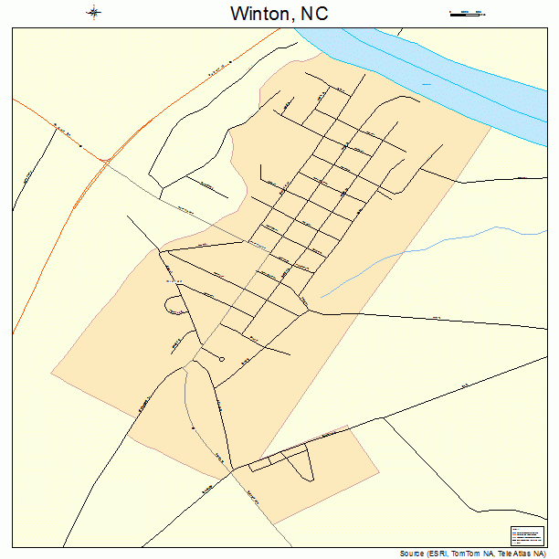 Winton, NC street map