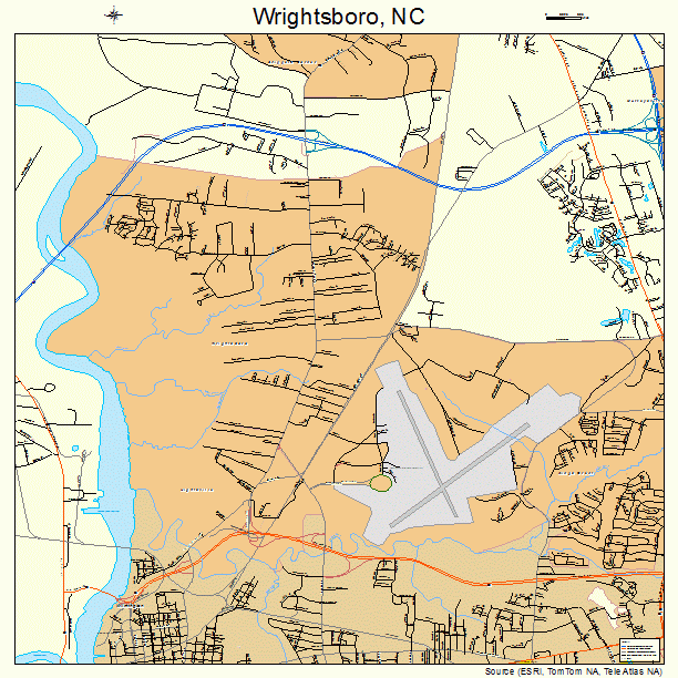 Wrightsboro, NC street map