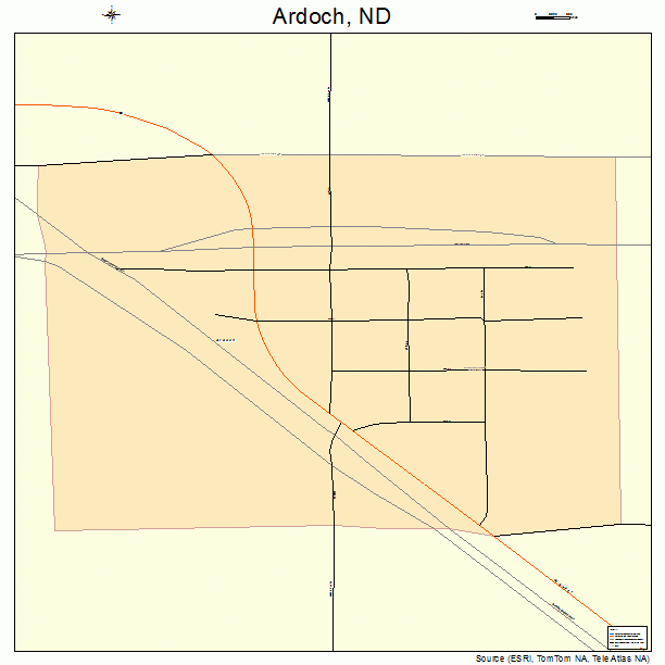 Ardoch, ND street map