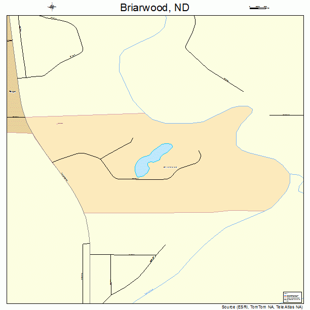 Briarwood, ND street map