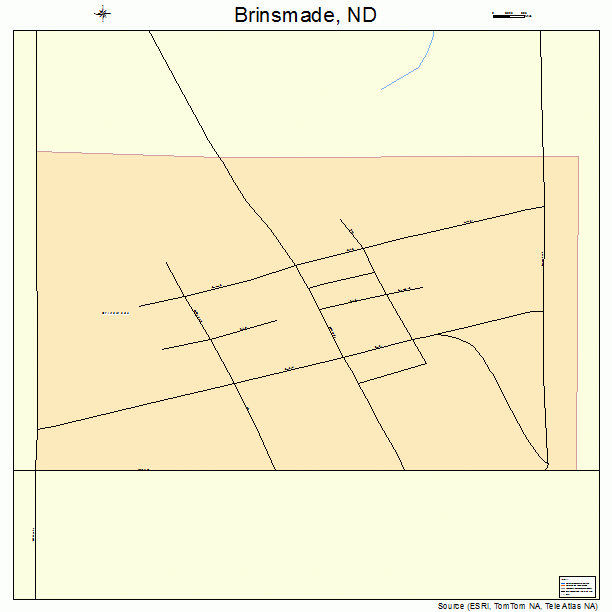 Brinsmade, ND street map