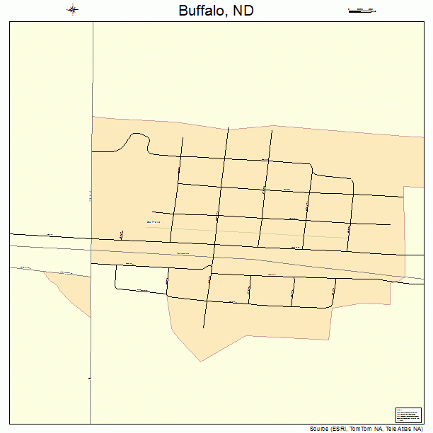 Buffalo, ND street map
