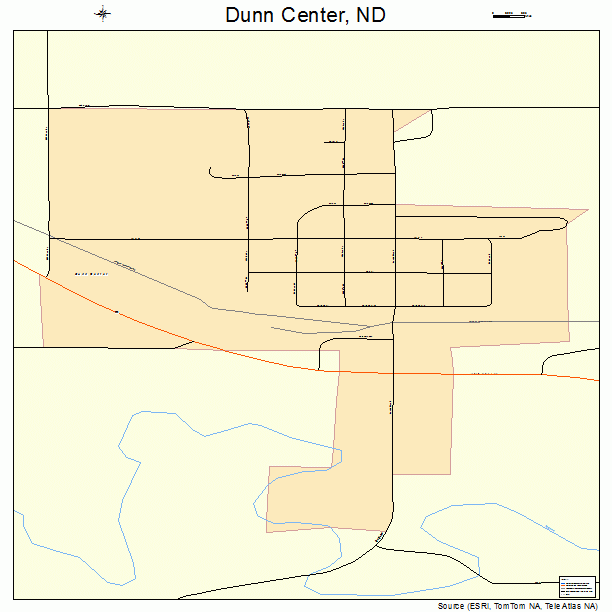 Dunn Center, ND street map