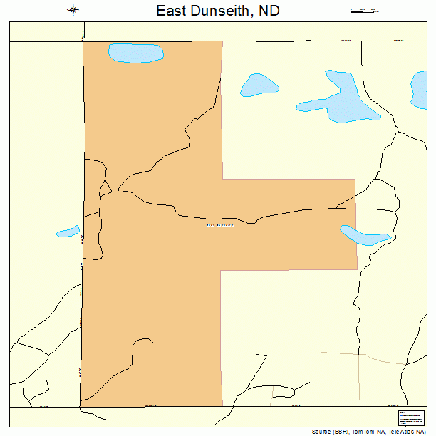 East Dunseith, ND street map