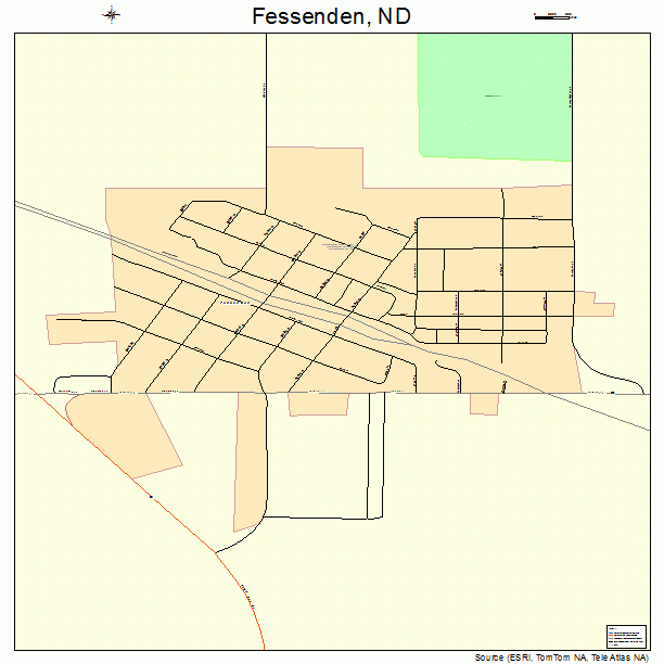 Fessenden, ND street map