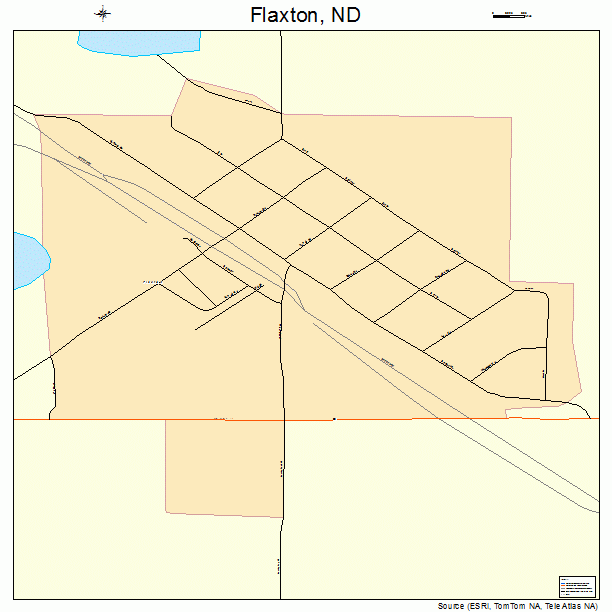 Flaxton, ND street map