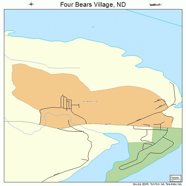 Four Bears Village, ND street map