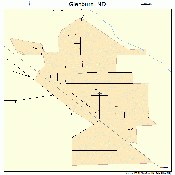 Glenburn, ND street map