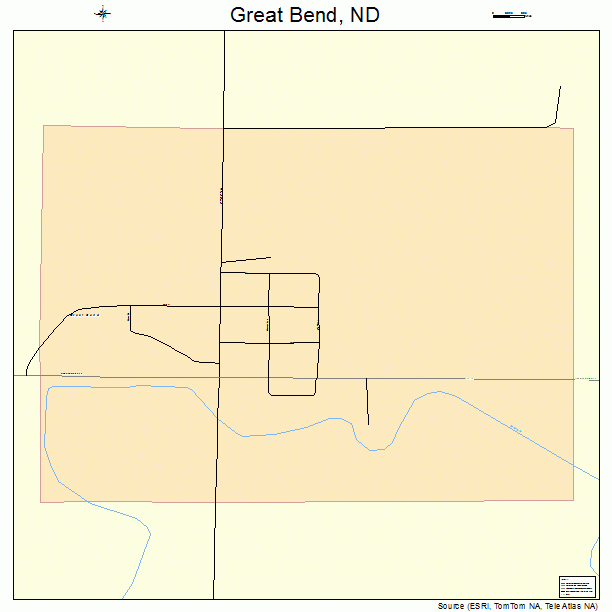 Great Bend, ND street map