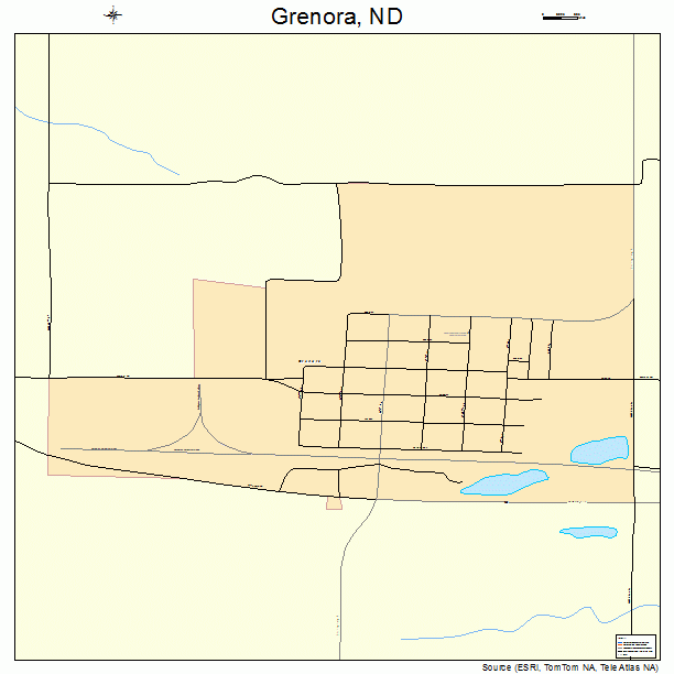 Grenora, ND street map