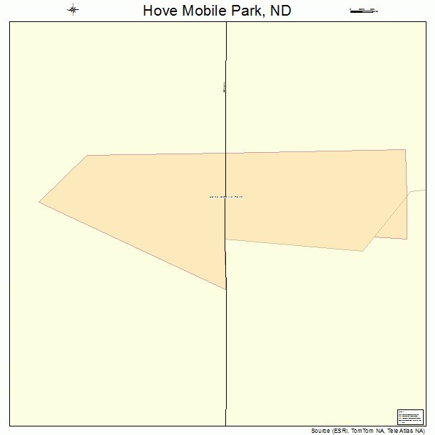 Hove Mobile Park, ND street map