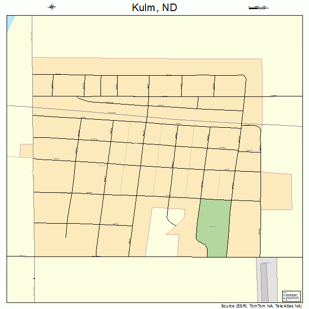 Kulm, ND street map