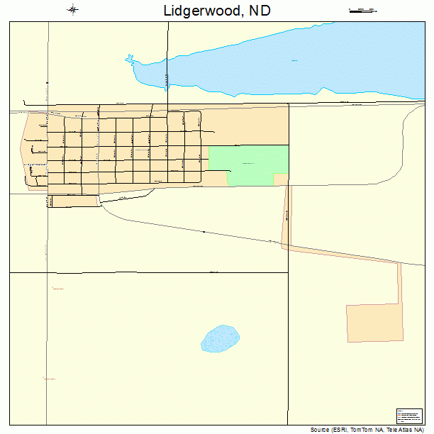 Lidgerwood, ND street map