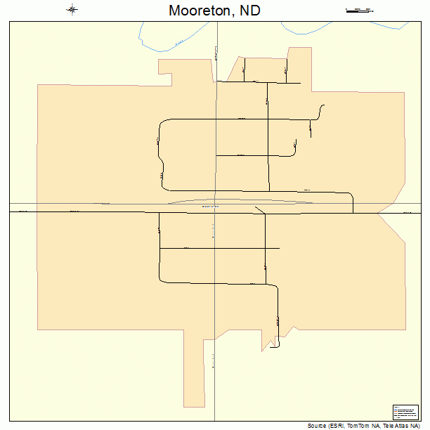 Mooreton, ND street map