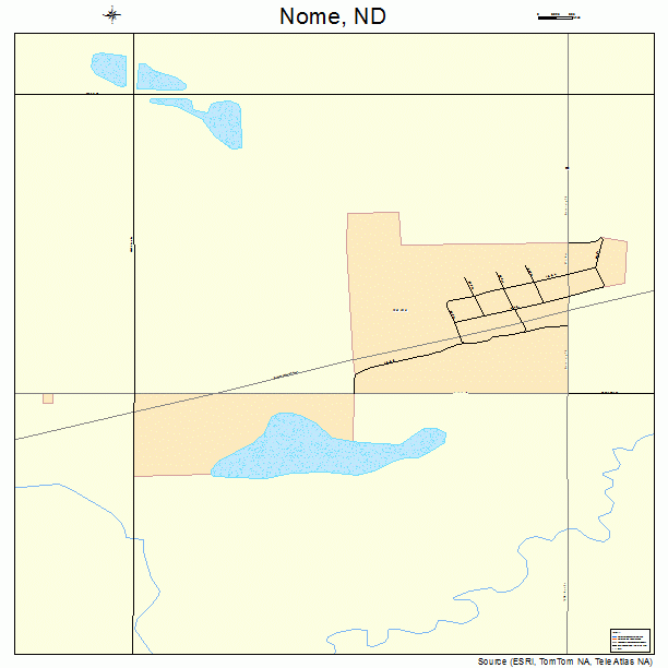Nome, ND street map