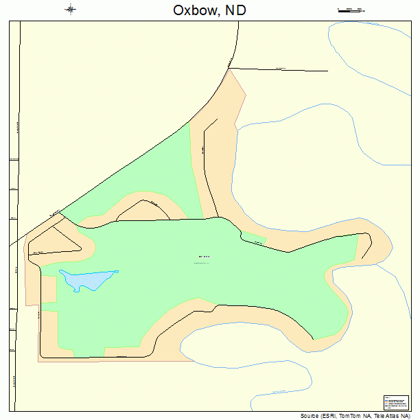 Oxbow, ND street map