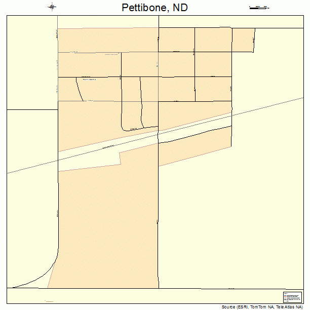 Pettibone, ND street map