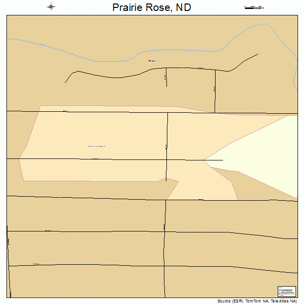 Prairie Rose, ND street map