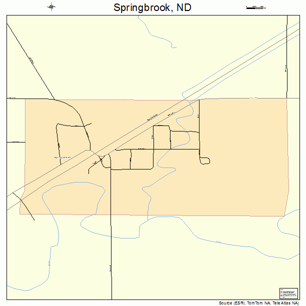 Springbrook, ND street map