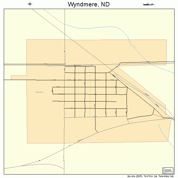 Wyndmere, ND street map