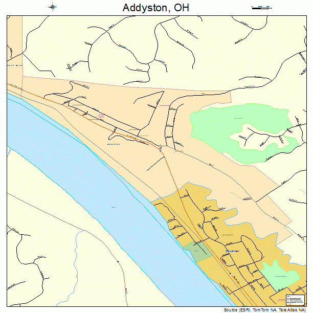 Addyston, OH street map