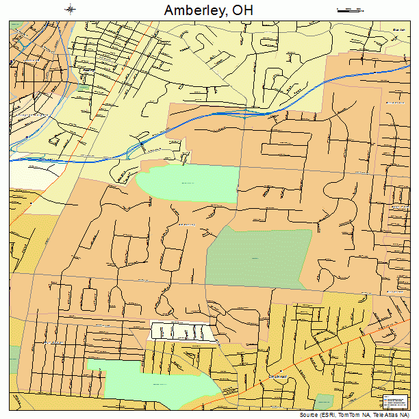 Amberley, OH street map