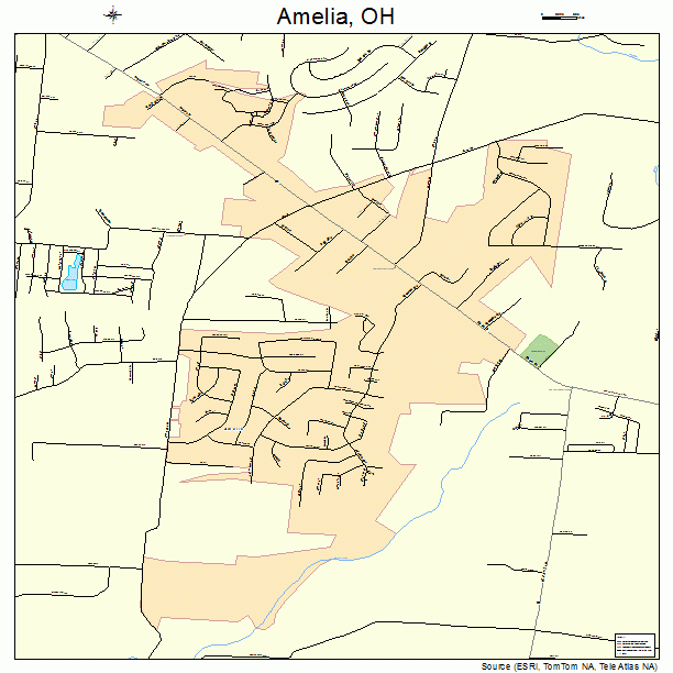 Amelia, OH street map