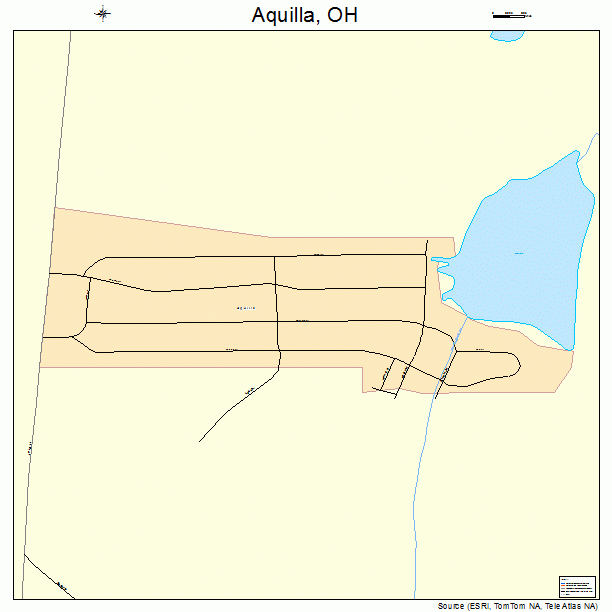 Aquilla, OH street map