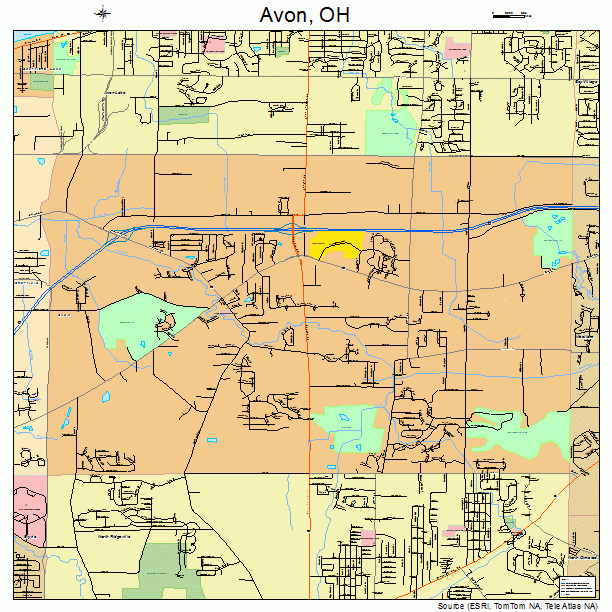 Avon, OH street map