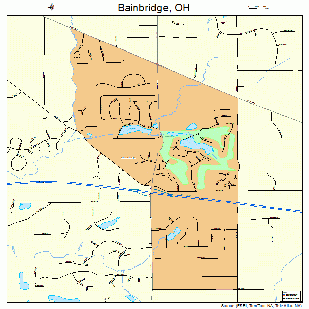 Bainbridge, OH street map