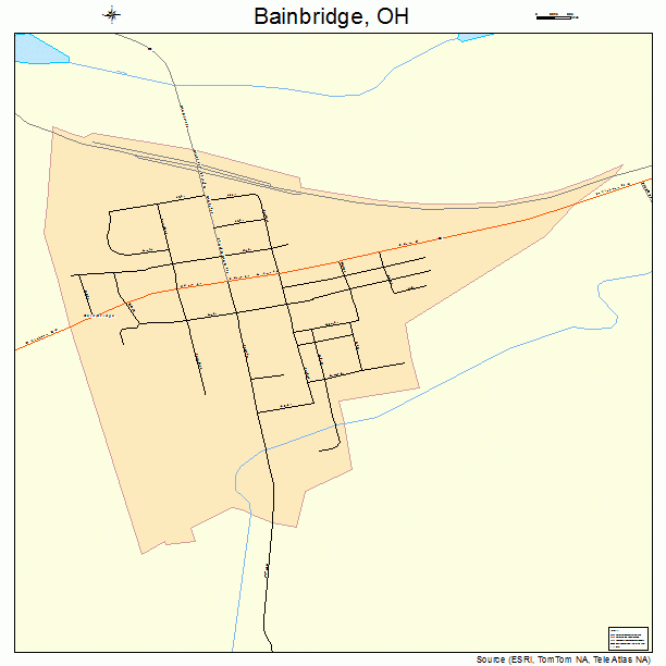 Bainbridge, OH street map