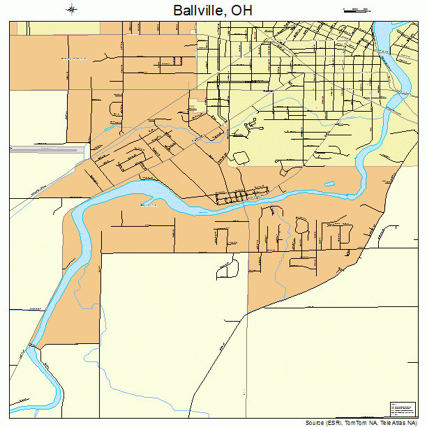 Ballville, OH street map